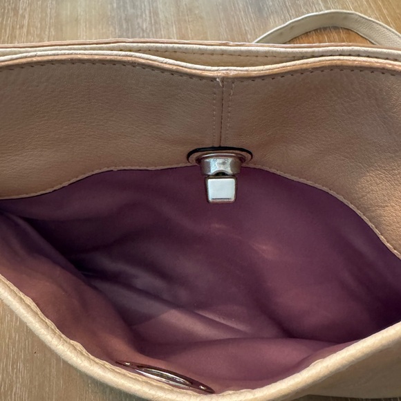 Coach Tan Leather Shoulder Bag - Picture 9 of 14